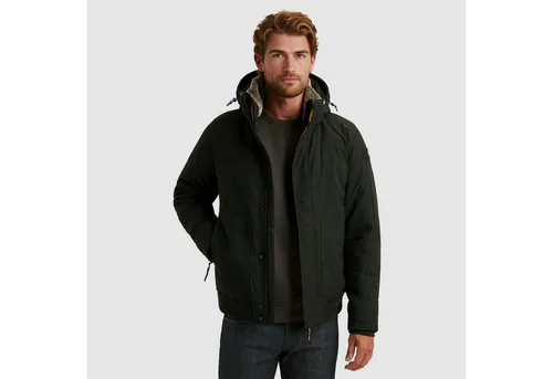 PME LEGEND Winterjacke mit abnehmbarer Kapuze und verdecktem Reißverschluss