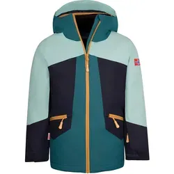 Trollkids Girl's Rauland Jacket - Winterjacke Gr 98 blau - Sportliche Winterjacke für Mädchen in Blau, Größe 98. Ideal für Schneeschuhwandern und Ski. Mit Daumenschlaufen, Schneefang und wasserdichtem Material für optimalen Schutz.