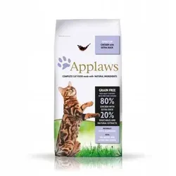 Applaws Trockenfutter für Katzen - Huhn mit Ente und Gemüse 2kg + Überraschung für die Katze