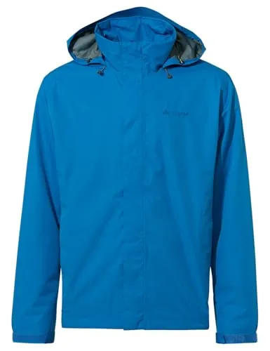 VAUDE Me Escape Light Jacket 946 - Leichte Allroundjacke in radiate blue 4XL - Fahrradbekleidung: Wasserdicht, atmungsaktiv und modern – perfekt für jede Wetterlage, mit verstaubarer Kapuze im Kragen.