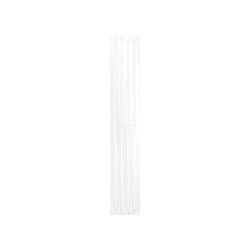 LuxeBath Badheizkörper Design Heizkörper Handtuchtrockner Badezimmer Heizung für Handtücher, Handtuchwärmer Stella weiß 160 cm x 26 cm