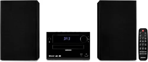 Medion® Micro-Audio-System LIFE® E64482 (MD44484) - Radiosystem mit 15 W RMS Leistung, DAB+ und Bluetooth 5 für kabellosen Musikgenuss. Perfekt für jeden Raum!