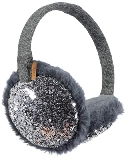 Barts Kid's Wow Earmuffs - Grau, One Size - Kinder Mützen & Stirnbänder für Wanderer und Bergsportler, ideal für kalte Tage, aus hochwertigem 100% Polyester für besten Tragekomfort.