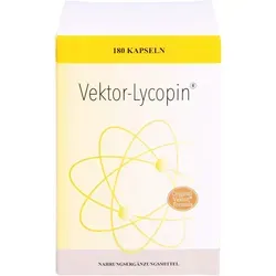 Vektor Lycopin Kapseln 68.8 g - Lycopin Kapseln mit 68.8 g, reich an Antioxidantien für Herzgesundheit und Zellschutz.