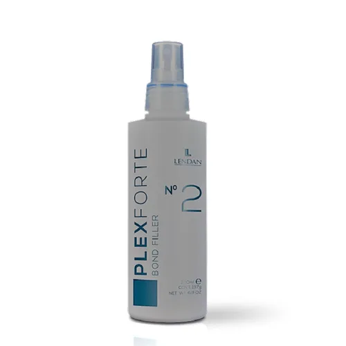 LENDAN Plex Forte No.2 Bond Filler Reparaturkur für geschädigtes Haar, 200 ml - Haarwässer: Stärkt und repariert geschädigtes Haar mit der innovativen MVP Complex-Technologie, bietet Wärmeschutz und bewahrt die Farbe.