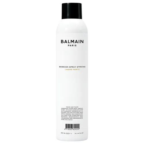 Balmain Hair Couture Session Spray Strong 300 ml - Styling Spray für extrem langanhaltenden Halt, widersteht Bewegung und Feuchtigkeit, schützt das Haar mit UV-Extrakten und hinterlässt keine Rückstände.