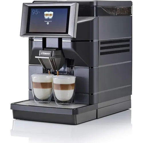 Saeco 9J0450 Magic M1 Kaffeevollautomat Schwarz - Kaffeevollautomat mit 7" Farb-Touchscreen, automatischen Reinigungsprogrammen und einfacher Programmierung für alle Kaffeespezialitäten.