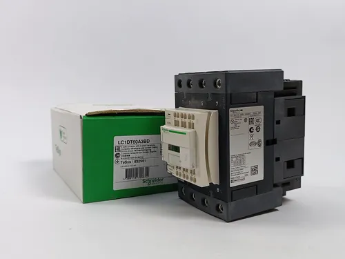 Schneider Telemecanique LC1DT60A3BD 4-Pole Contactor 440V 60A - Universalrelais für 0,06 - 75 kW, mit patentierten EverLink Klemmen für zuverlässige Verbindungen und einfache Installation bei schmaler Baubreite.