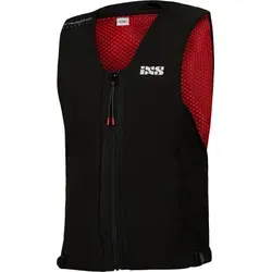 IXS IPRO 1.0 Airbag Weste für Männer, schwarz, Größe 2XL 3XL - Sonstige Motorradbekleidung, minimalistische und leichte Airbag-Weste, die unter Motorradschutzkleidung getragen werden kann, garantiert kompatibel mit iXS X-Stretch und Airbag ready Kleidungsstücken.