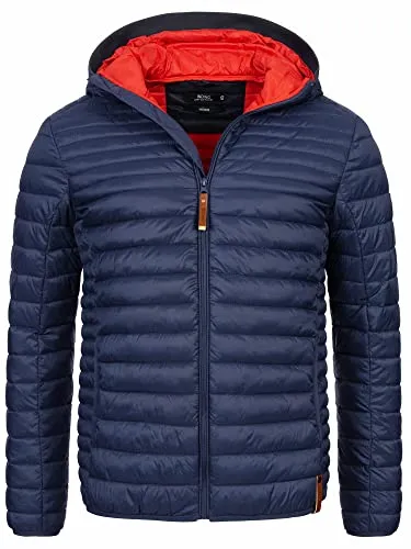 Indicode Winterjacke Bowers orange M - Funktionsjacke in leuchtendem Orange, ideal für kalte Tage mit warmem Stehkragen und praktischem Reißverschluss, perfekt für aktive Freizeitgestaltung.