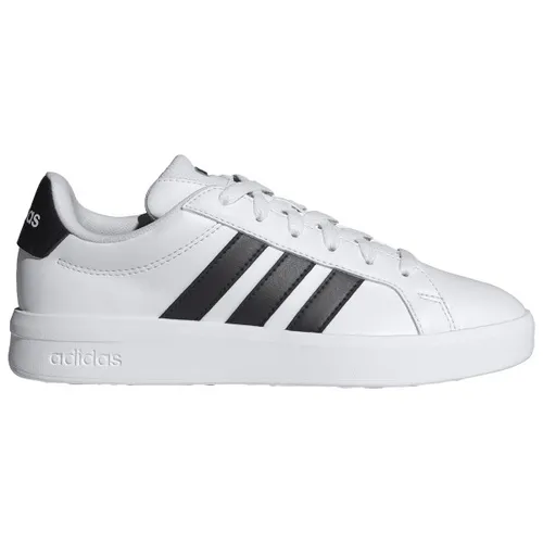 adidas Grand Court 30 J Sneaker - Damen - Weiß - Größe 39 1/3 - Stylische Sneaker von adidas in Größe 39 1/3. Robustes Obermaterial aus Synthetik und atmungsaktives Innenmaterial sorgen für Komfort im Alltag.
