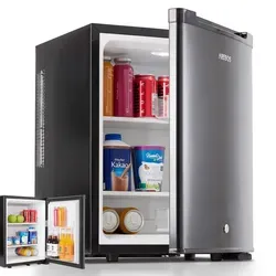 Arebos Getränkekühlschrank AR-HE-MKS40 – 40L Mini Kühlschrank - Kompakter AREBOS Mini Kühlschrank mit 40L – ideal für Büro, Schlafzimmer oder Ferienwohnung. Besonders leise, flexibel einstellbare Temperatur und praktische Innenaufteilung sorgen für besten Komfort.