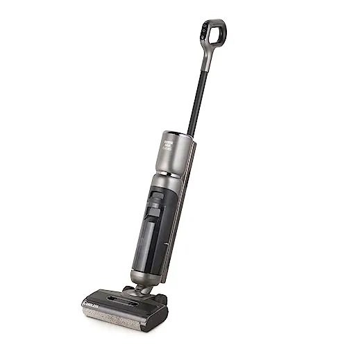 THOMAS Aqua FLOORCLEANER Cordless - Kabelloser Nass- & Trockensauger mit 35 Minuten Akkuleistung, smartem LED-Display und effektiver Selbstreinigung für strahlend saubere Hartböden