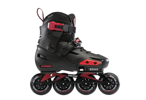 ROLLERBLADE Inlineskates Apex für Kids - Leistungsstarker Urban Skate mit verstellbarer Größe, ideal für Kinder. Die atmungsaktive Schale und das sichere Schnallen-System bieten optimalen Halt und Komfort für wendige Fahrten.