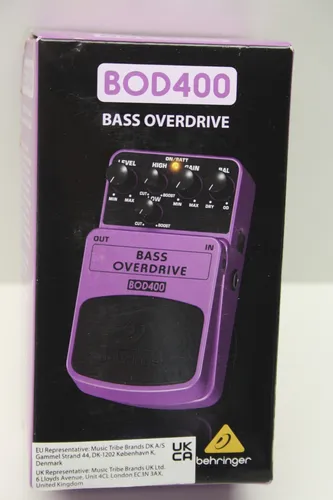 EFFETTO PEDALE BEHRINGER BOD400 Bass Overdrive von Behringer
