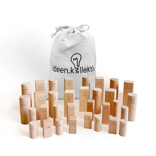 ideen.kollektiv Systembrett Pro Figuren - 32 Premium Figuren für systemische Aufstellung - Belletristik und Coaching-Tool, ideal für Therapie und Beratung, unterstützt emotionale Prozesse und Familienaufstellungen.