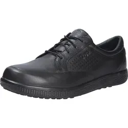 JOYA Boston Black Herren Schnürschuh - Herren-Schnürhalbschuhe aus weichem Leder mit atmungsaktivem Futter, ideal für hohen Tragekomfort und Unterstützung den ganzen Tag über.
