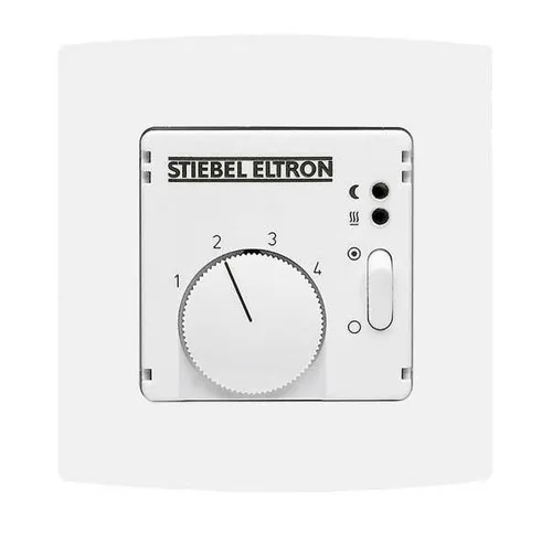 Stiebel Eltron RTF Raumtemperaturregler 185547 - Präziser Temperaturregler für Unterputzmontage, ideal zur komfortablen Regelung von Fußbodenheizungen. Kompakt und benutzerfreundlich für effiziente Heizlösungen.