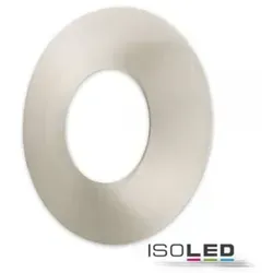 Cover Aluminium rund/Kante nickel gebürstet für Einbaustrahler Sys-68 Fiai IsoLED 113500