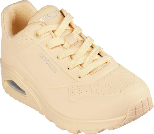 Skechers Damen UNO Stand on Air Sneaker - Orange, 38 EU - Damen-Sneaker mit hidden 1 inch Heel, atmungsaktivem Obermaterial und flexibler Gummisohle für optimalen Komfort und Stil.