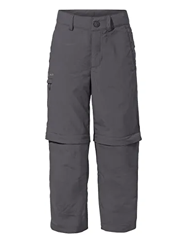 VAUDE Kinder Hose Kids Detective Antimos ZO Pants - Outdoorhose für Kinder mit mückenabweisendem Geraniol, UV-Schutz UPF 50+ und wandelbaren Hosenbeinen – ideal für Abenteuer in der Natur!