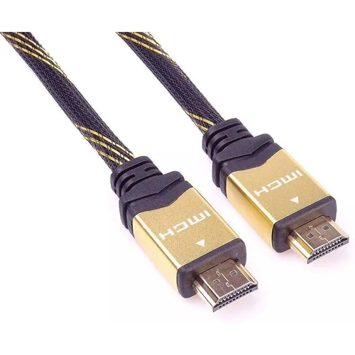 PremiumCord KPHDMET10 HDMI cable HDMI Type A (Standard) Black, Gold (10 m) (KPHDMET10)