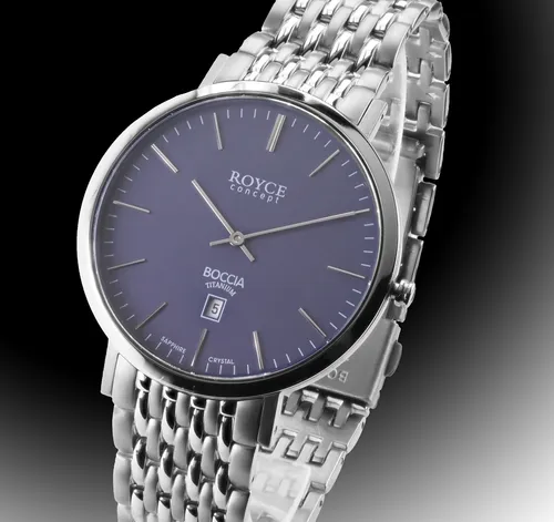 Boccia Quarzuhr 3605-01 - Armbanduhren, elegante Quarzuhr aus Titan mit kratzfestem Saphirglas für höchsten Tragekomfort und Langlebigkeit.