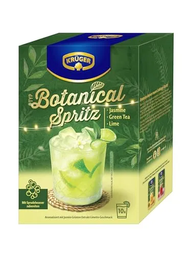 KRÜGER Botanical Spritz Jasmin-Grüntee-Limette, 10 x 20g Sachets