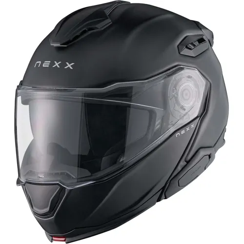 Nexx X.Lifetour Plain schwarz matt Gr. XL 61/62 - Motorradhelm mit erweitertem Panorama-Sichtfeld für maximale Sicherheit, ausgestattet mit Air Dynamic System und herausnehmbarem Windschutz für optimalen Komfort.