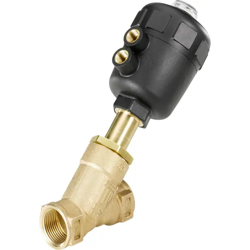 Bürkert 2/2-Wege-Schrägsitzventil für Medien bis +180 °C, Muffenanschluss (178675)