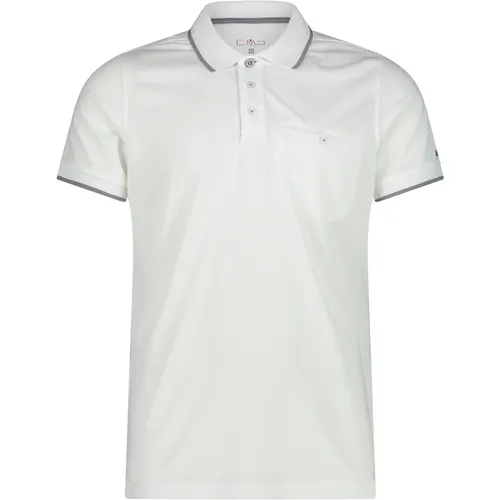 CMP Herren Polo MAN POLO - Poloshirt aus Polyester-Piquet mit Dry-Function-Technologie für optimale Feuchtigkeitsregulierung. Ideal für Outdoor-Aktivitäten und den Alltag, schützt es vor unangenehmen Gerüchen und Sonnenstrahlen.
