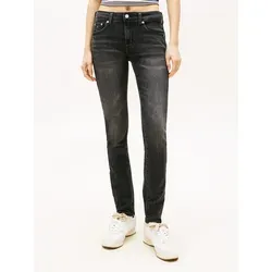 Tommy Jeans Skinny-fit-Jeans SOPHIE LW SKN mit Logo-Badge, in Knöchellänge blau 32