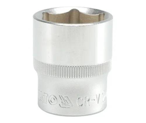 NASADKA KRÓTKA 6-KĄTNA CHROMOWANA 1/2'' 24MM YATO 5906083912177