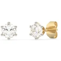 Diam Addict Ohrring 585 Gelbgold mit Labor-Diamant - Eleganter Ohrring aus 585 Gelbgold, verziert mit einem fair produzierten Labor-Diamanten. Ein zeitloses Schmuckstück, das Stil und Nachhaltigkeit vereint.