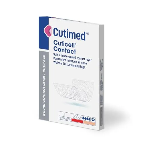 Cuticell Contact 10x18 cm Verband - 5 St - Arzneimittel - Besonders hautfreundlicher Verband mit optimalem Wundkontakt, ideal für die postoperative Wundversorgung.