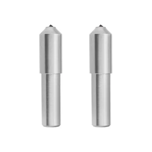 OTOTEC 2 STK. Abrichtstift mit Einzelpunkt-Schleifscheibe 48,8 X 11,1 Mm Diamant-Abrichtstift Abrichtwerkzeug Zum Präzisen Abrichten von Schleifscheiben mit Großem Durchmesser