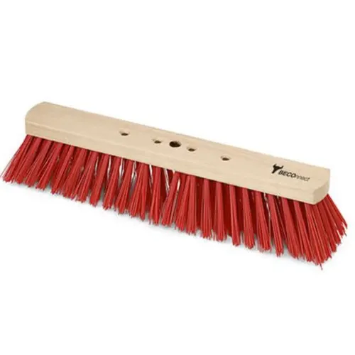 Straßenbesen Nölle rot PVC 50 Cm Elaston Straßenfeger mit BECOnnect Befestigung