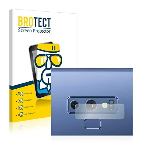 BROTECT Schutzglas für Samsung Galaxy Note 9 (NUR Kameraschutz) Schutzfolie Panzer Folie Glas Displayschutz Made in Germany [ 9H, Anti-Fingerprint]