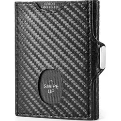 DODENSHA Herren RFID Geldbörse Mini Leder Slim Wallet mit Münzfach - Elegante DODENSHA Mini Geldbörse für Herren mit RFID-Schutz. Kompakt, stilvoll und praktisch – ideal für Karten und Bargeld. Mit Münzfach für zusätzliche Aufbewahrung. Perfekt für jeden Tag oder als Geschenk.