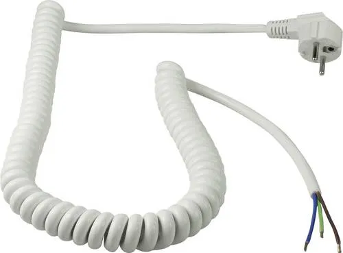 AS Schwabe 70423 Strom Anschlusskabel Weiß 1m