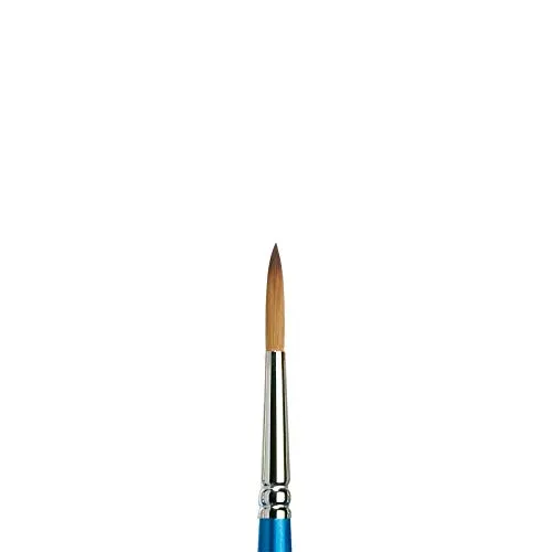 Winsor & Newton 5301007 Cotman Aquarell Synthetikhaar Pinsel - Serie 111 - Rundpinsel, kurzer Stiel mit exzellenter Sprungkraft, Farbtragekraft und Punktgenauigkeit - Nr. 7 - 4,1 mm