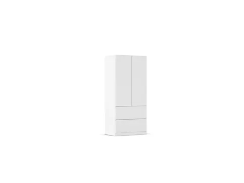 rauch COSTA Drehtürenschrank - Drehtürenschrank in Alpinweiß, mit grifflosem Design und Push-to-Open-Funktion. Ideal für platzsparende Aufbewahrung und MADE IN GERMANY für höchste Qualität.