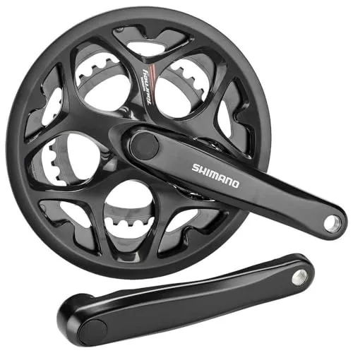 Shimano Tourney FC-A070 Kurbelgarnitur 7/8-fach KSR (170 mm) - Veloantrieb: Robuste Kurbelgarnitur mit 7/8-fach Übersetzung, ideal für zuverlässige Leistung beim Radfahren.