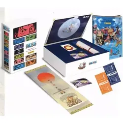 Panini - One Piece Treasure Box - Limitierte Schatzkiste mit einzigartigen One Piece Karten. Enthält 10 Hauptcharaktere, eine ICON-KARTE in limitierter Auflage und ein Poster im Rollendesign – ideal für Sammler und Fans!