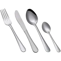Michelino Bestekset 24-Delig Rvs - Hochwertiges 24-teiliges Besteckset aus rostfreiem Edelstahl für 6 Personen, spülmaschinenfest und mit elegantem Design – ideal für stilvolle Dinnerpartys.