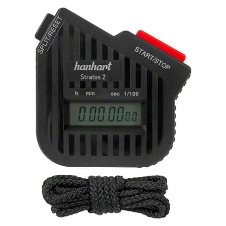 ORIGINAL Hanhart Stoppuhr Stratos 2 Stop Watch Stopuhr Uhr inkl. Batterie