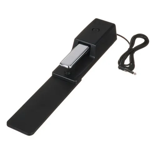 Roland DP-10 Pedal - Zubehör für Tasteninstrumente, bietet rutschfeste Gummiplatte und verlängertes Kabel für optimale Performance bei Auftritten.