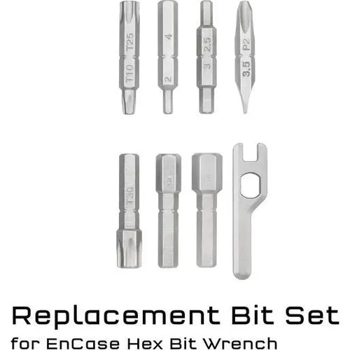 Wolf Tooth Components EnCase System Hex Bit Set für Multitool - Minibittools mit vielseitigen Hex-Bits, ideal für Fahrradreparaturen unterwegs und kompakt im Design.