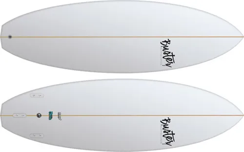 Buster Surfboard 4'11 K-Type Super Rails - Surfbretter - Ideal für Girls und leichte Surfer, bietet hohe Performance mit Super Rails Technologie für enge, harte Lines und gute Trickperformance.