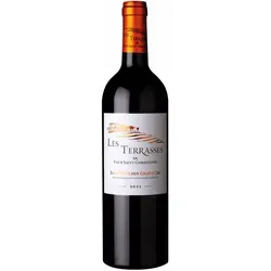 Les Terrasses de Tour Saint Christophe Grand Cru AOC 0.75l - Exquisite Rotwein - Rotwein mit feinem Duft von roten Früchten, würzig und harmonisch. Ideal für besondere Anlässe oder als Geschenk.